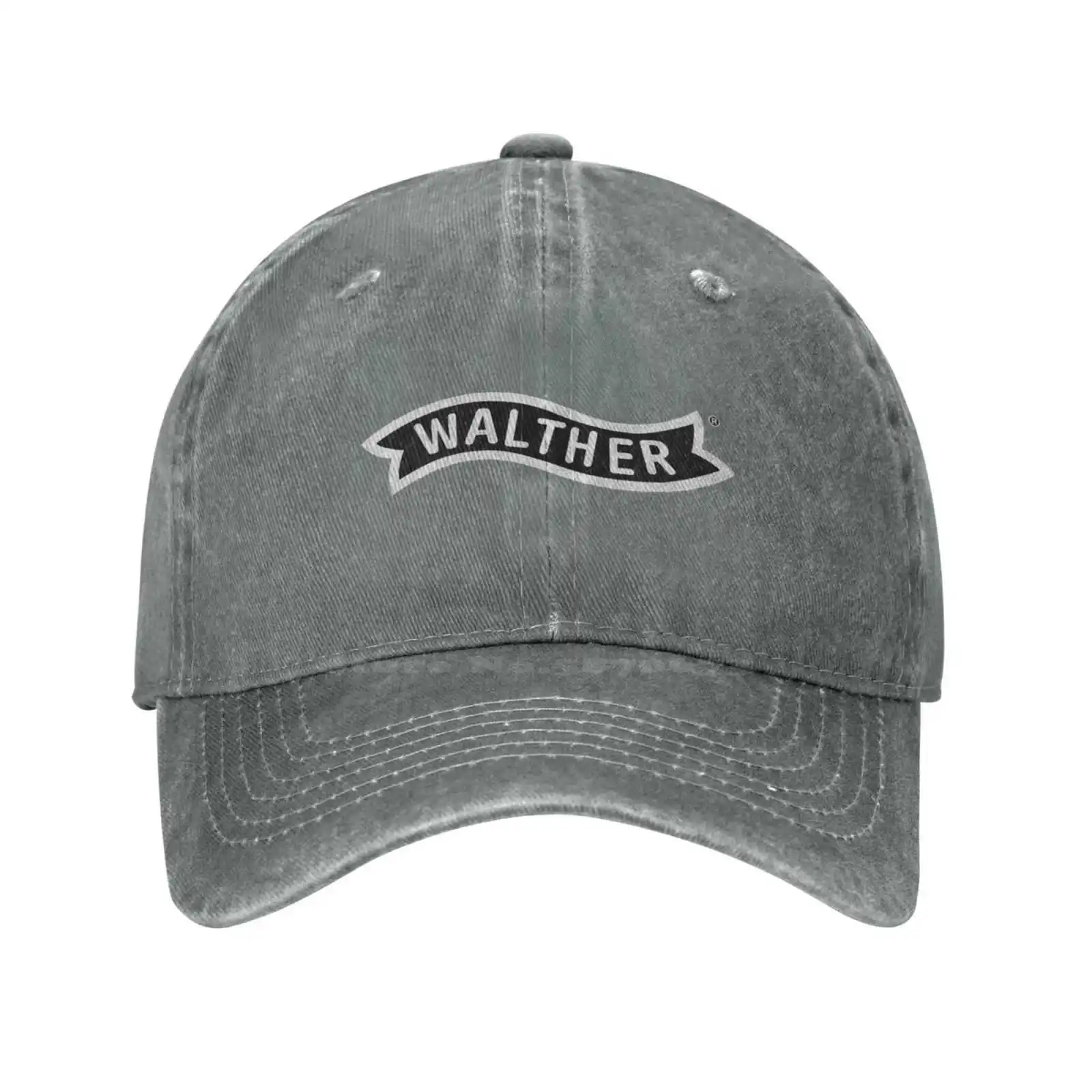 

Walther logo Print Graphic Casual Denim cap Knitted hat Baseball cap
