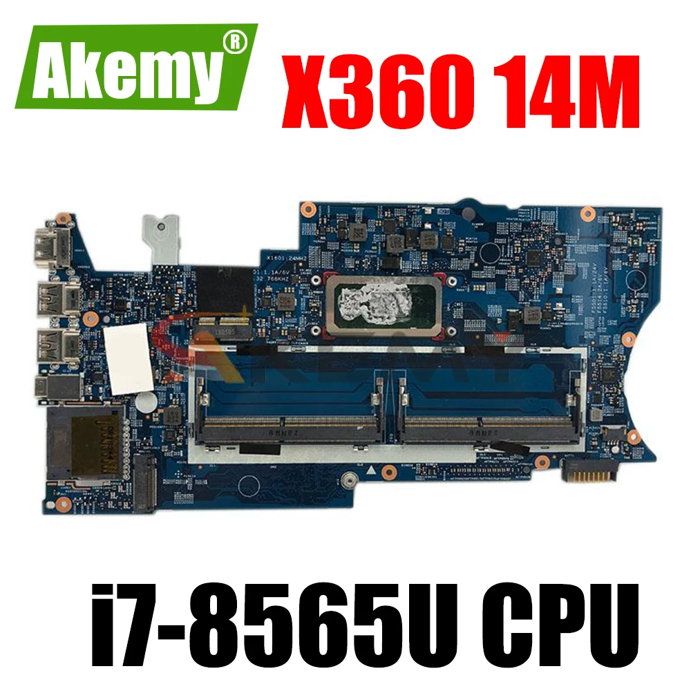 

18755-1 Mainboard For HP Pavilion X360 14M 14-BA Laptop Motherboard With Intel i7-8565U CPU DDR4 448.0C212.001 100% Fully Tested