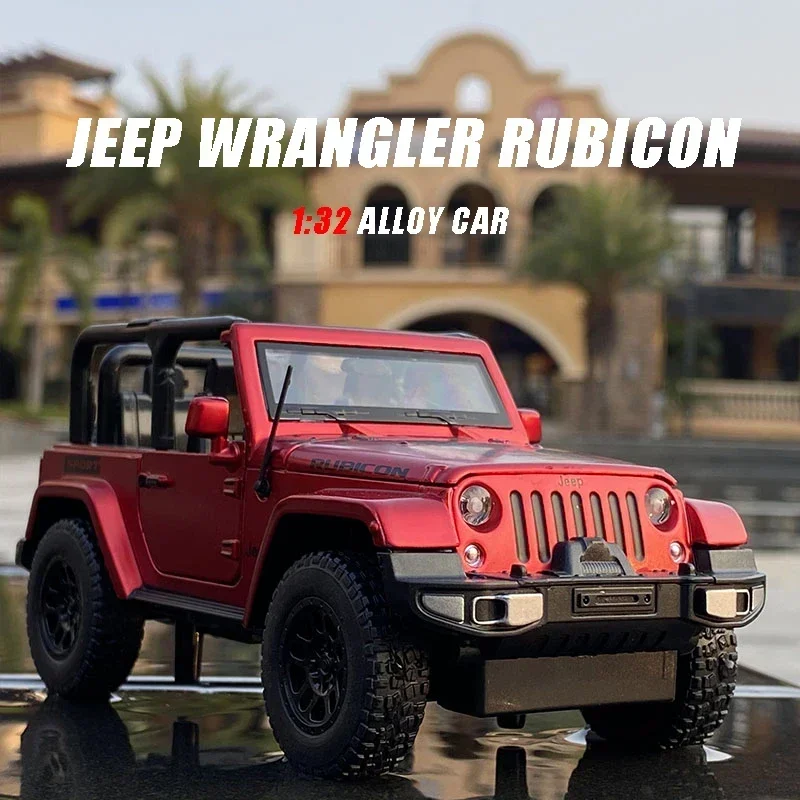 Модель автомобиля из сплава Jeep Wrangler Rubicon модель литая металлическая игрушка в
