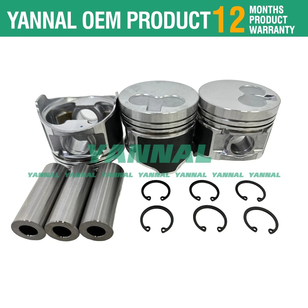 Для комплекта для капитального ремонта Yanmar 3TNV76-XJKH тракторного двигателя John Deere