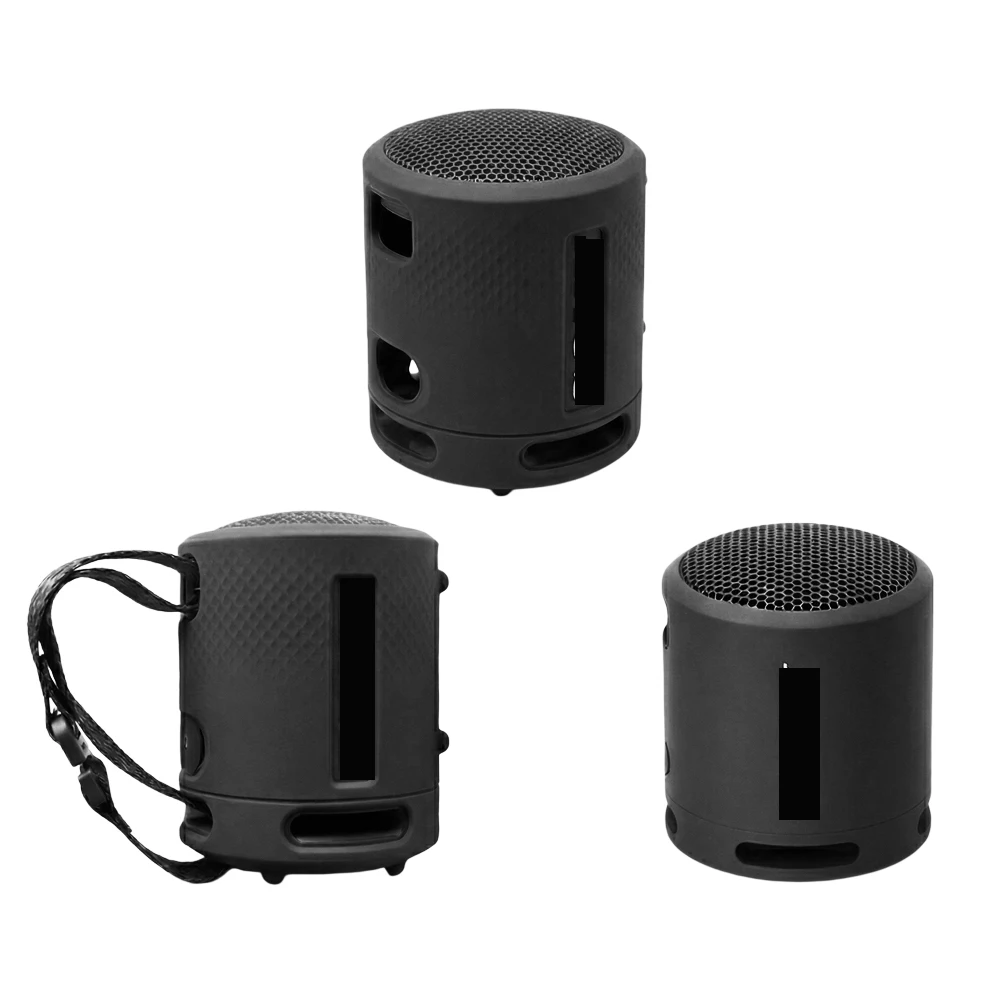 Фото Мягкий силиконовый чехол 1:1 для Sony XB100 XB13, 4 противоскользящих точки для вертикальной/горизонтальной установки (5 вариантов цветов) №1