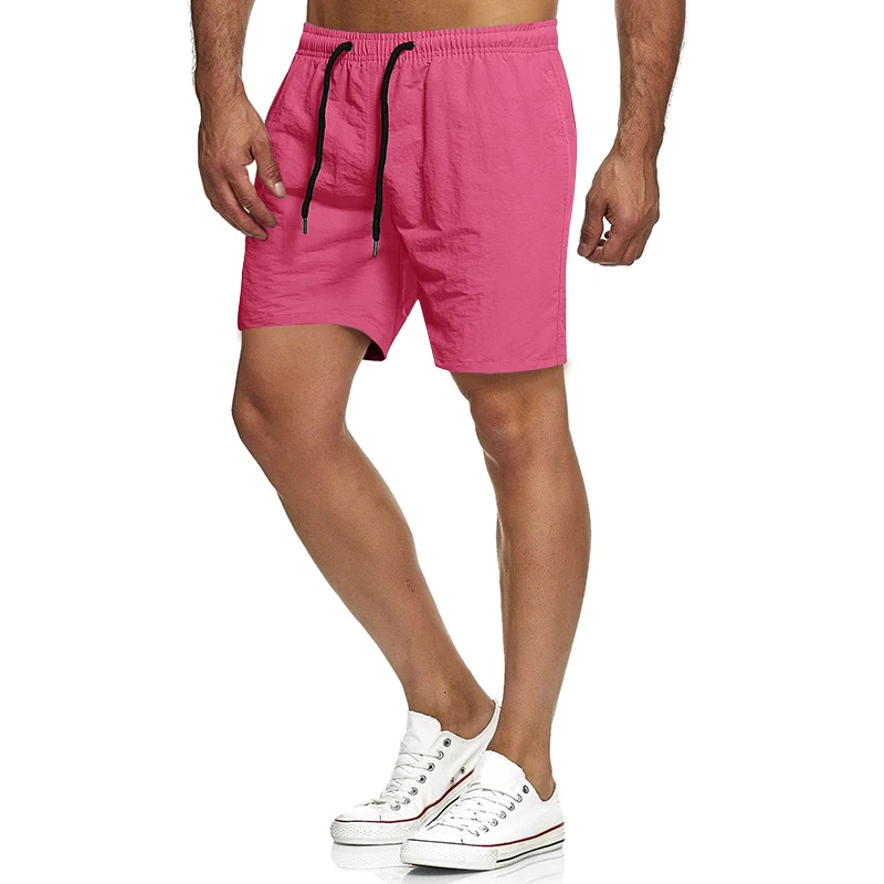 Мужские летние трендовые шорты для бега Лоскутные шорты для бега спортивных тренировок быстросохнущие спортивные шорты для тренажерного зала