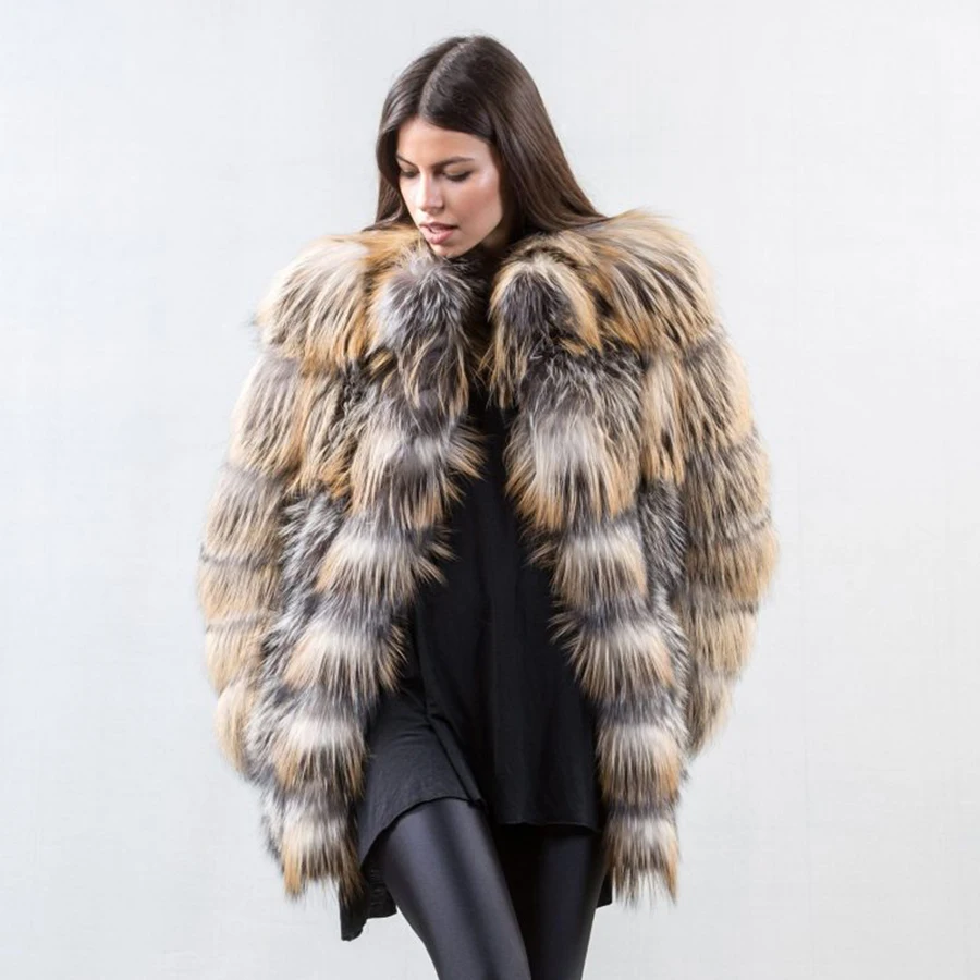 

Best Selling Fur Coat Women Natural Fur Jacket