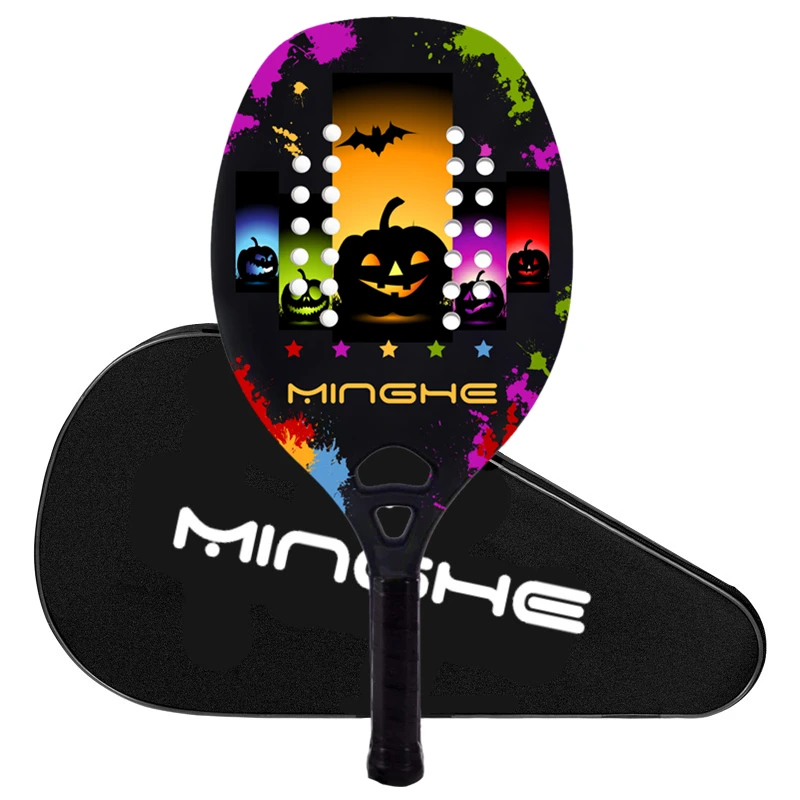 

Пляжная ракетка MINGHE из углеродного волокна, модель, ракетка с цветной Тыквой и рюкзаком для начинающих