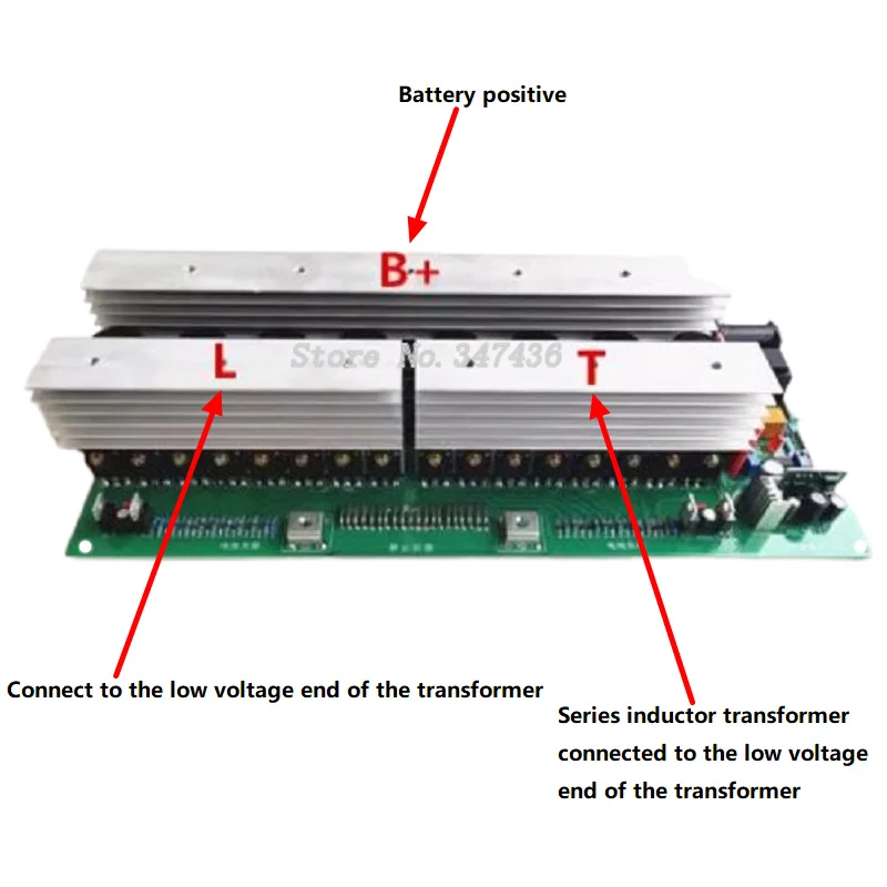 12 В-96 в мощность 4000 Вт-200 кВт 32 трубки инвертор немодулированного синусоидального