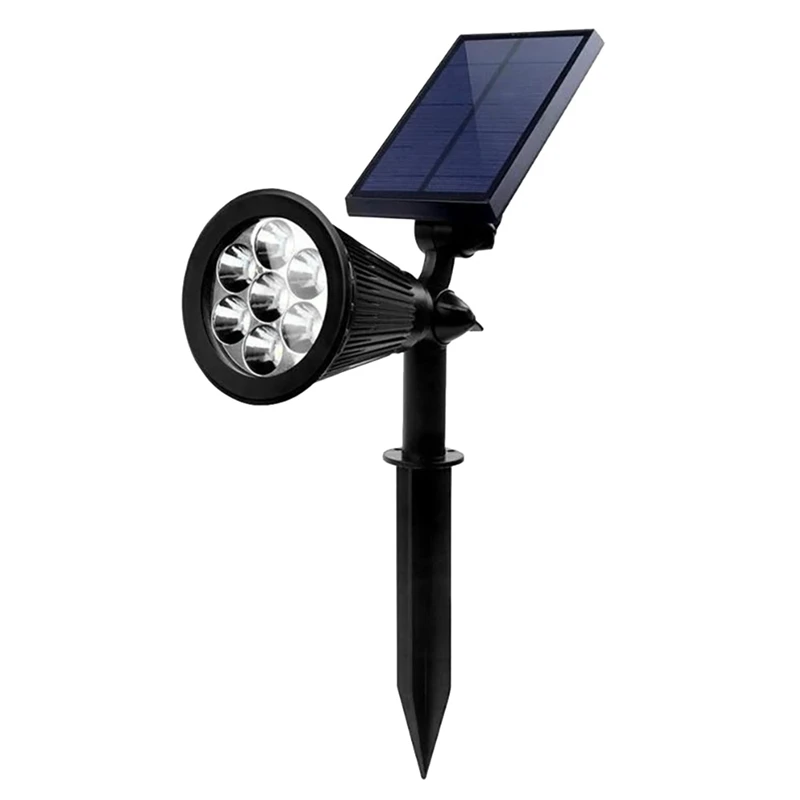 

New 7 LED Solar Lights Outdoor Spotlight Solar Spotlights Footpath Ground Lights Garden Landscape Lighting