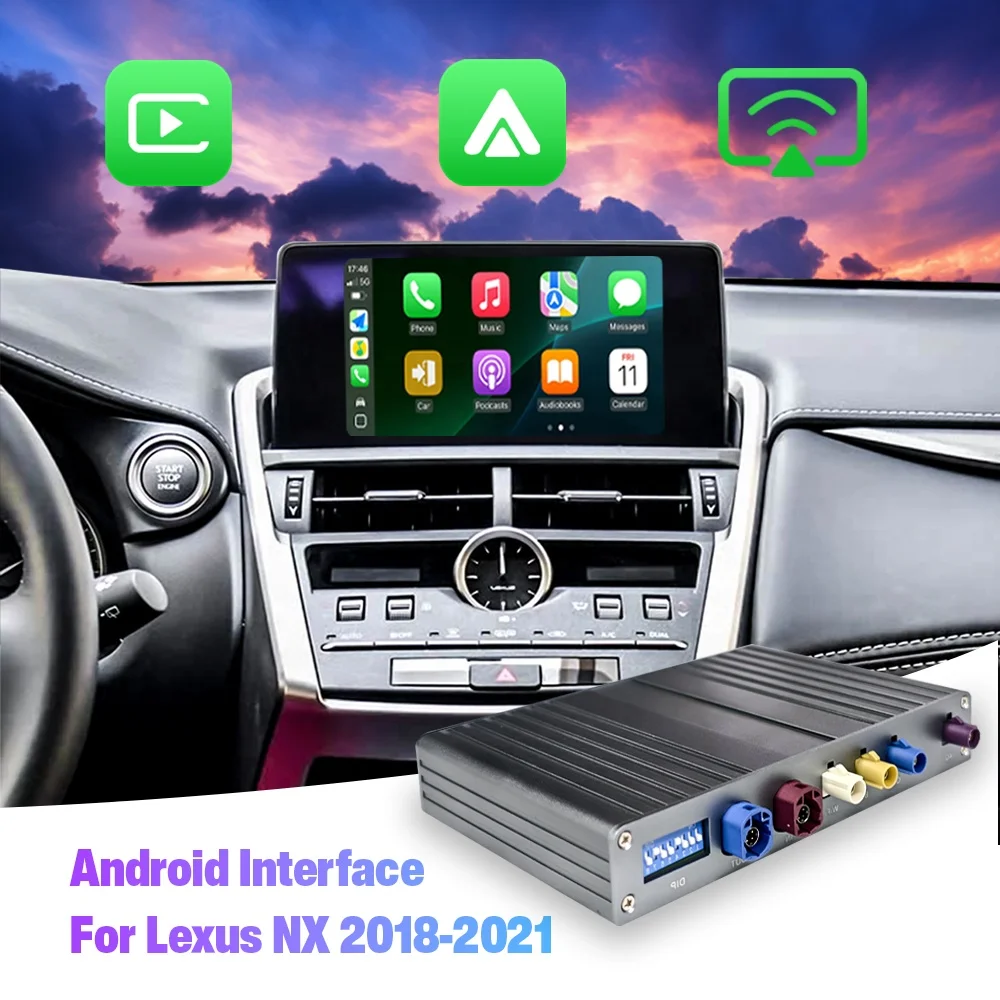 Фото Новый модуль Android-интерфейса для Lexus NX 2018-2021 с беспроводными Android Auto и CarPlay от Qualcomm Binarytek №2