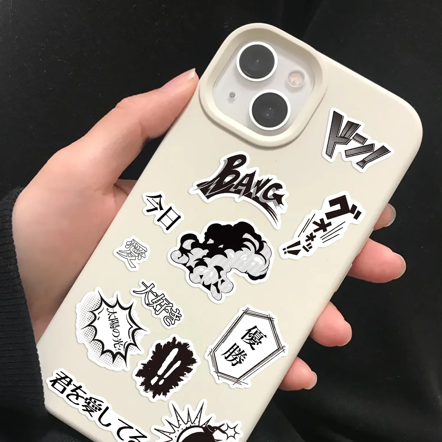 8 шт. материал для диалогового окна в стиле манга наклейки японское аниме