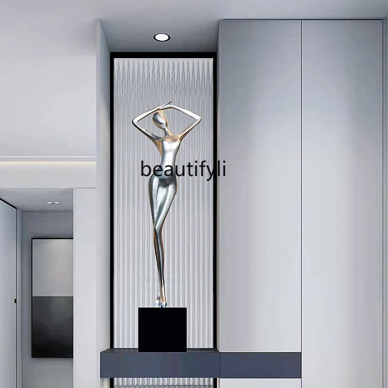 

GY Living Room Decoration TV Cabinet Light Luxury Resin Sculpture Art Abstract Figure Decoration Hotel Crafts Simple Modern