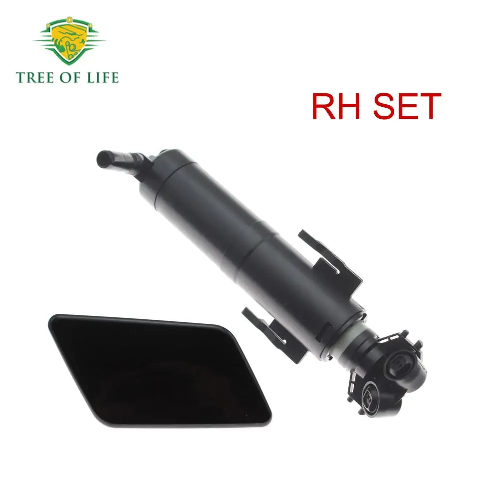 

Для BMW X1 E84 2009 2010 2011 2012, передняя левая и правая фара, лампа-распылитель, крышка сопла омывателя, неокрашенная 51112993585 61672990155