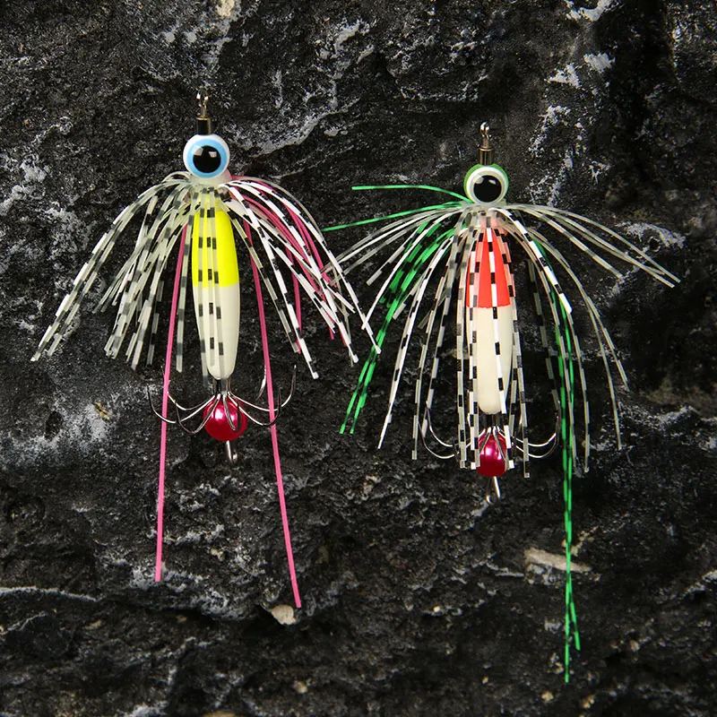 LETOYO Webfoot Octopus рыболовный набор светящиеся приманки для кальмаров одинарная