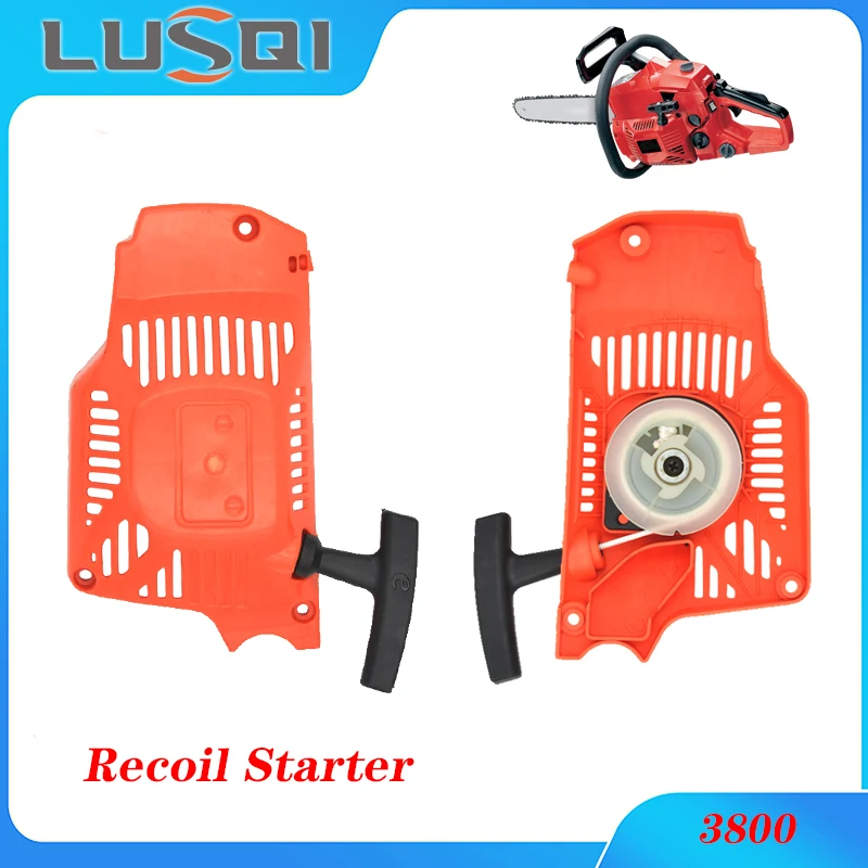LUSQI Easy Pull Recoil Starter G3800 Gasoline Chainsaw Engine Repair Parts For Chain Saw Engine Starter Zenoah G3800 3800 3700