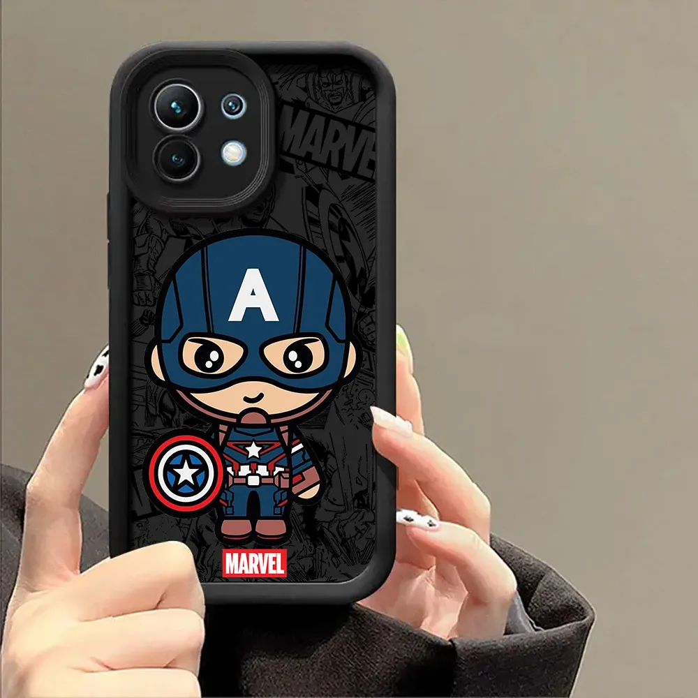 Фото Чехол Marvel Cute Heroes Deadpool Groot для Xiaomi 13T 14T 15 15T Pro 17 Ultra Poco M7 M8 F8 F7 X6 X7 X8 Pro Max, противоударный чехол №5