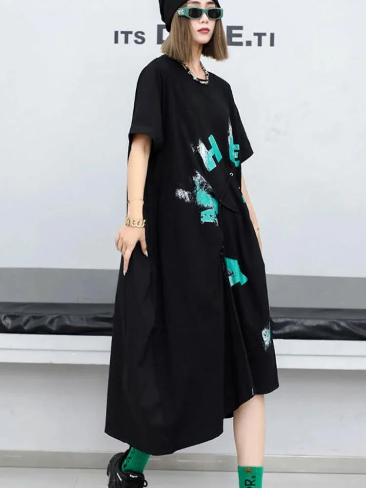 Max LuLu 2024 модные корейские печатные платья для отдыха женские весенние винтажные