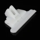 Керамическая машинка для стрижки бороды, беспроводной триммер с 2 отверстиями