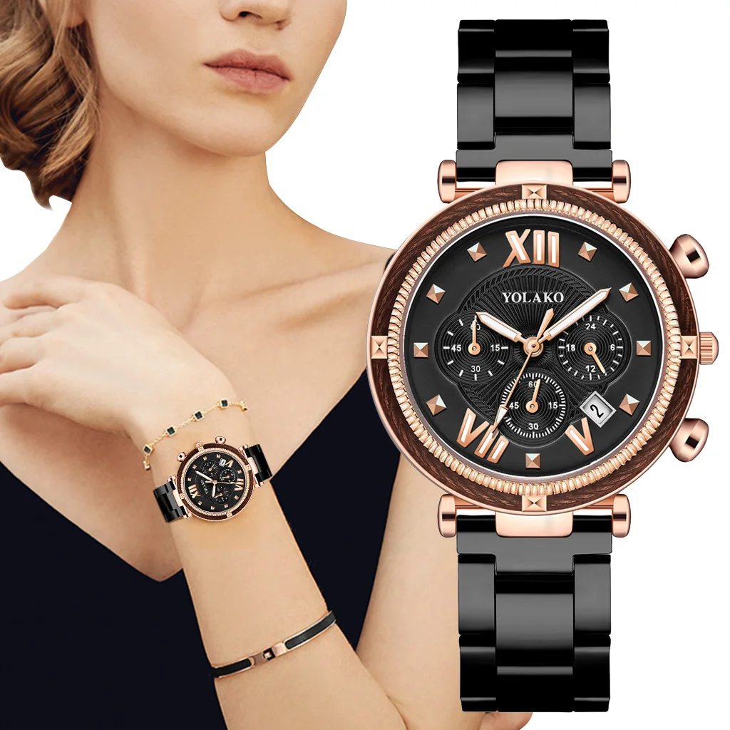 

Часы для женщин часы 2023 самые продаваемые продукты роскошный бренд Reloj Mujer модные женские часы с тремя звеньями стальной ремешок кварта