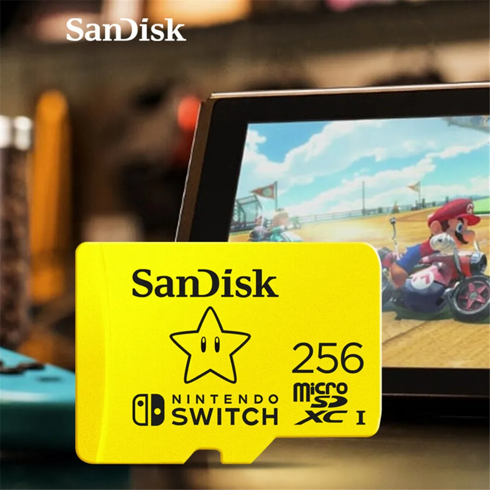 Карта памяти SanDisk Micro SD C10 U1 U3 4K HD Trans оригинальная карта для камеры GoPro DJI Nintendo Switch