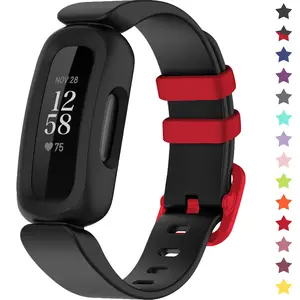 Bands for Fitbit Ace 3 Kids Silicone Waterproof Bracelet Accessories Sports Watch Strap Replacement  in India