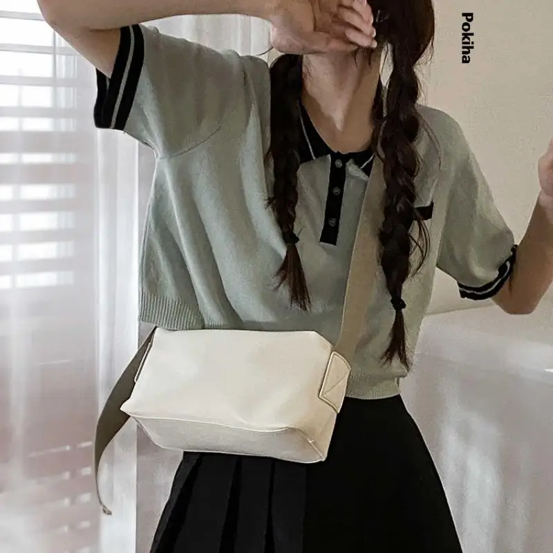 

Женская Повседневная квадратная сумка через плечо, дизайнерская Новая модная универсальная сумка через плечо, Высококачественная роскошная кожаная сумка с большим ремешком