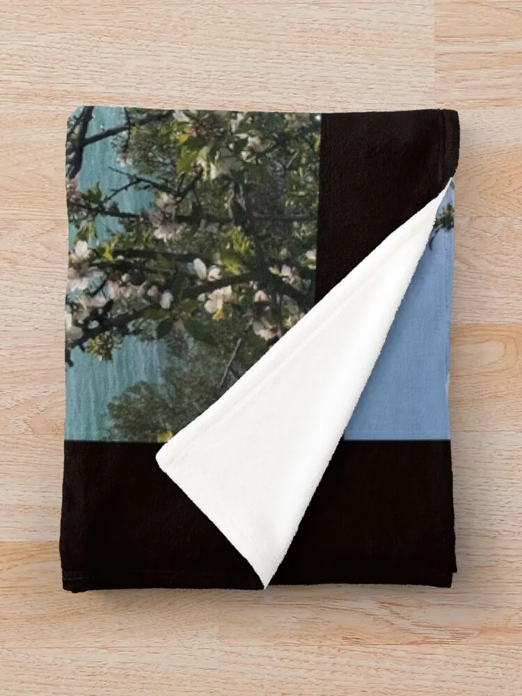 Зачарованный Гаммат: Монте Сарацено через цветы миндаля плед диван-кровать