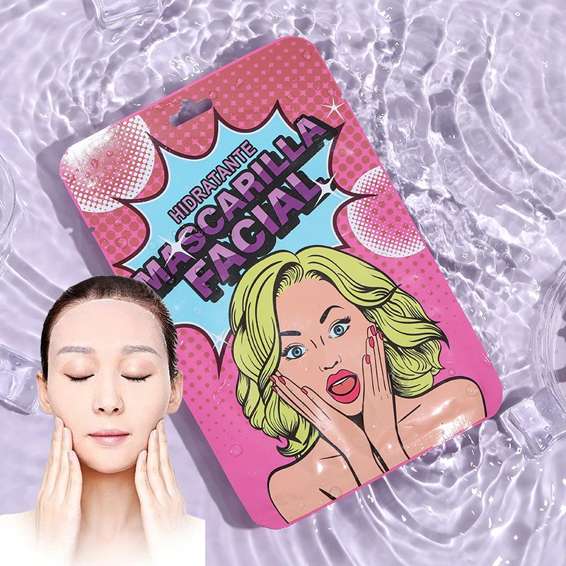 

25ml Pieces Hyaluronic Acid Facial Mask Sheet Pores Moisturizing Oil-Control Anti-Aging Replenishment Whitening Face Care