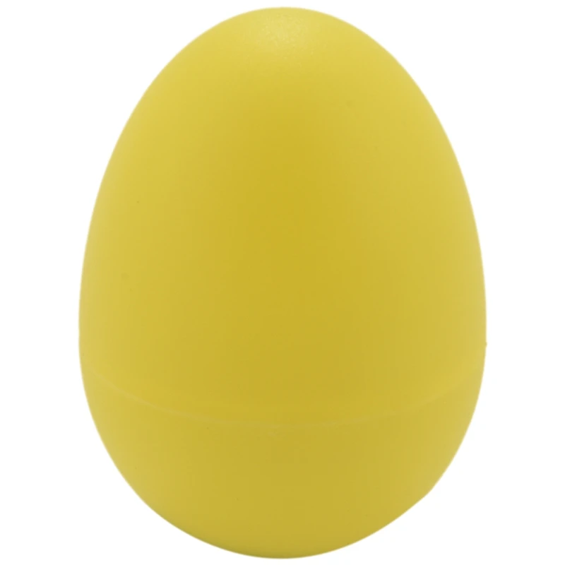 

1 Pair Plastic Percussion Musical Egg Maracas Shakers yellow