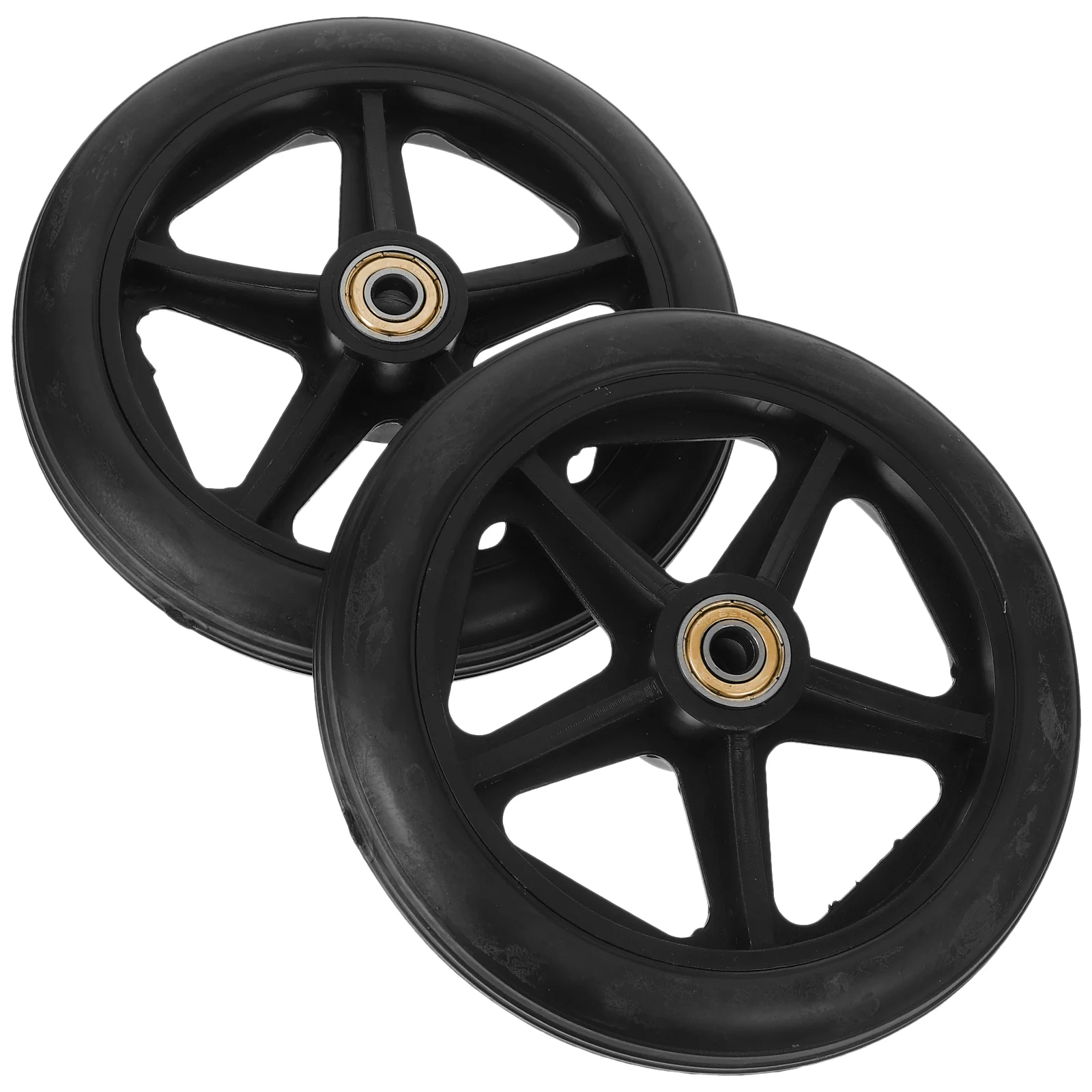 2 шт. роликовые колеса для инвалидной коляски передние ходунки запасные части