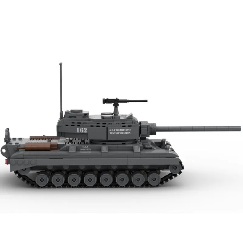 Фото Конструктор MOC: Модель тяжелого танка T29 времен Второй мировой войны, мелкие детали, для сборки, коллекционная модель для взрослых, игрушка из кирпичиков №4