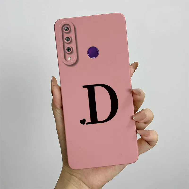 Для Huawei Y6p MED-LX9 MED-LX9N милые начальные буквы объектива камеры защитный