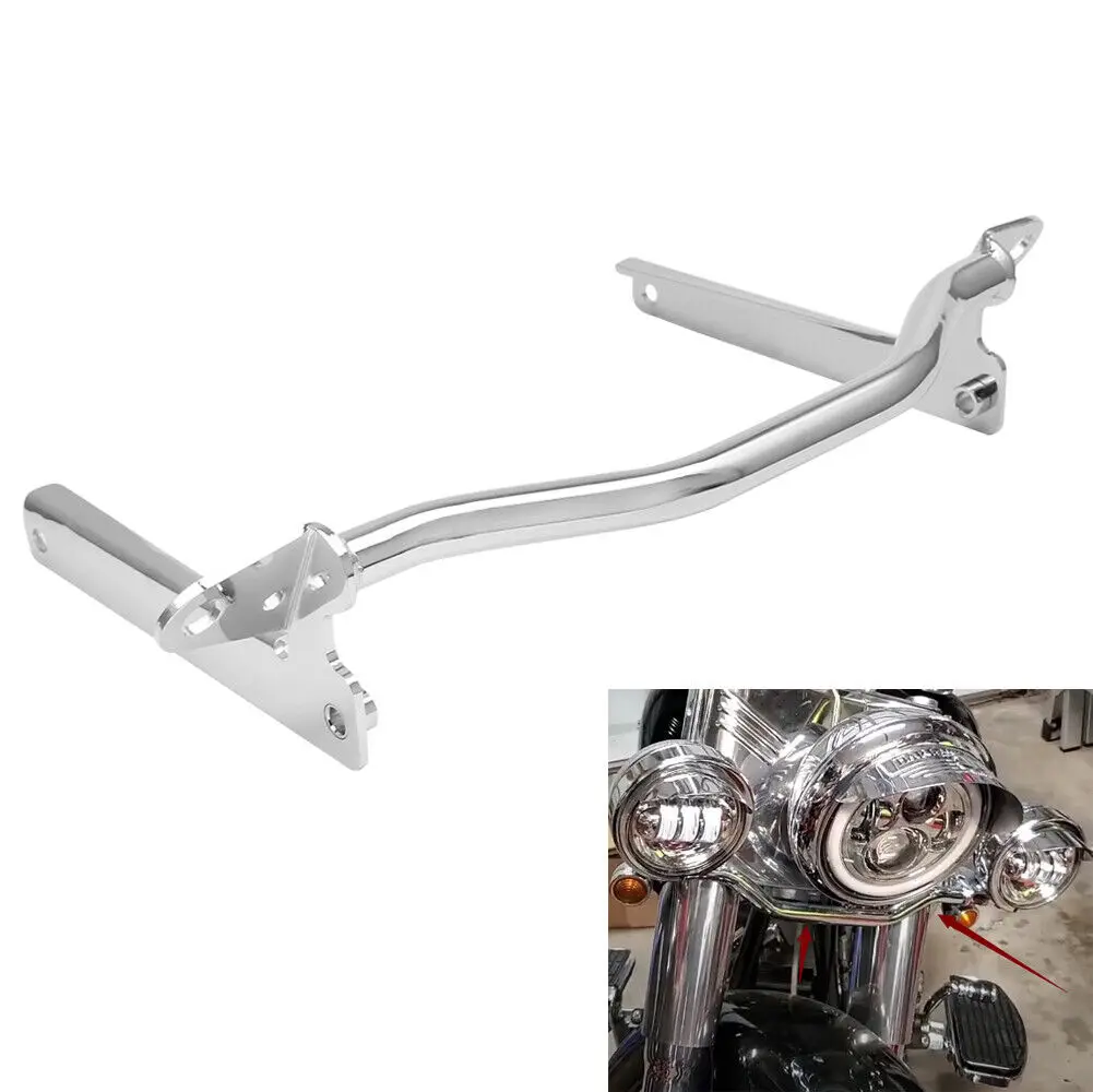 

Хромированный Фонарь Для Мотоцикла Harley Heritage Softail Fatboy FLSTF 2002-2017 С Креплением Для Защиты Освещения