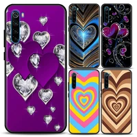 heart circle phone case for redmi 6 6a 7 7a note 7 note 8 a 8t note 9 s pro 4g t soft silicone