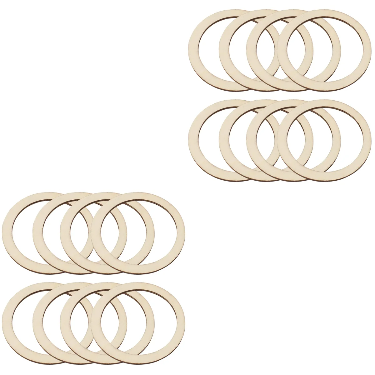 

Wood Woodenring Pieces Unfinished Craft Crafts Embellishments Circle Ornaments Rings Circles Diy Round Slices Rustic Small