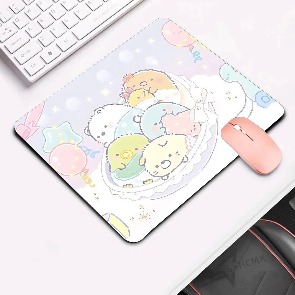 S-Sumikko Gurashi Коврик для мыши HD Печать Компьютерные геймеры Запирающийся край