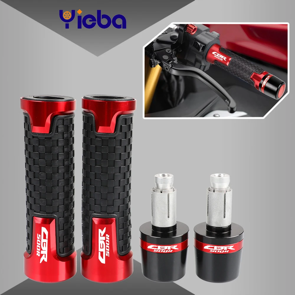 

Motorcycles For Honda CBR500R CBR 500 R 2019 2020 2021 7/8'' 22mm CNC Accessories Moto Plug Slider handle grips and handlebar