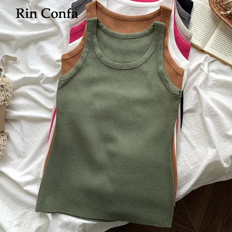 

Новинка, стильная тонкая базовая одежда Rin Confa, универсальная женская верхняя одежда, модные топы на поясе