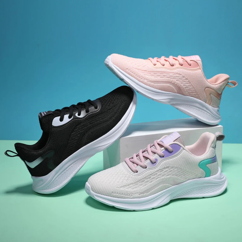 

2022 New Sneakers Women Breathable Outdoor Jogging Athletic Lightweight Trainers Walking Comfortable Athlete Mesh Size 35-41