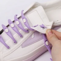 new 2nd versatile bow silicone laces elastic laces sneakers laceless lace men women kids laces rubber laces zapatillas