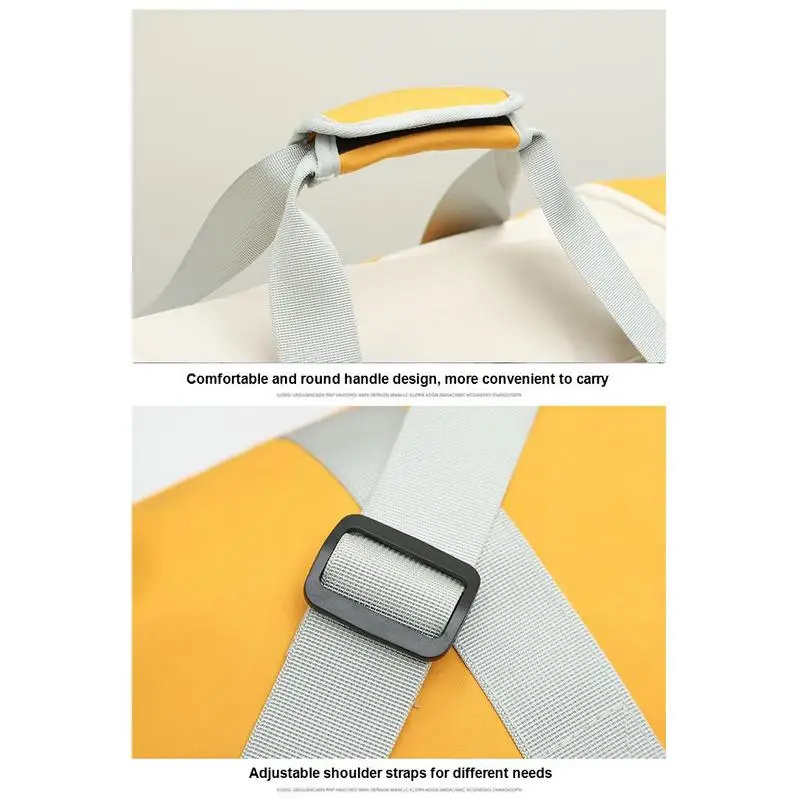 Gym Duffel Bag for Women Waterproof Yoga Tote Bag Gym Stuff Bag Men with Shoe Compartment and Wet Pocket Travel Accessories for