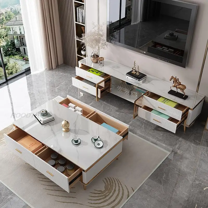 Roodtuo итальянский дизайн волнистый вертикальный шкаф для телевизора с белой