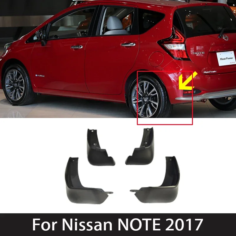 

Для Nissan Note E12 2014 ~ 2019 4 шт. Автомобильные Брызговики Fender Брызговики Брызговики Авто Аксессуары 2015 2016 2017 2018