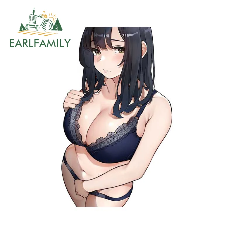 

EARLFAMILY 13 см x 8,0 см для фотонаклеек автомобиля, водонепроницаемые креативные солнцезащитные индивидуальные стильные украшения для квадроциклов