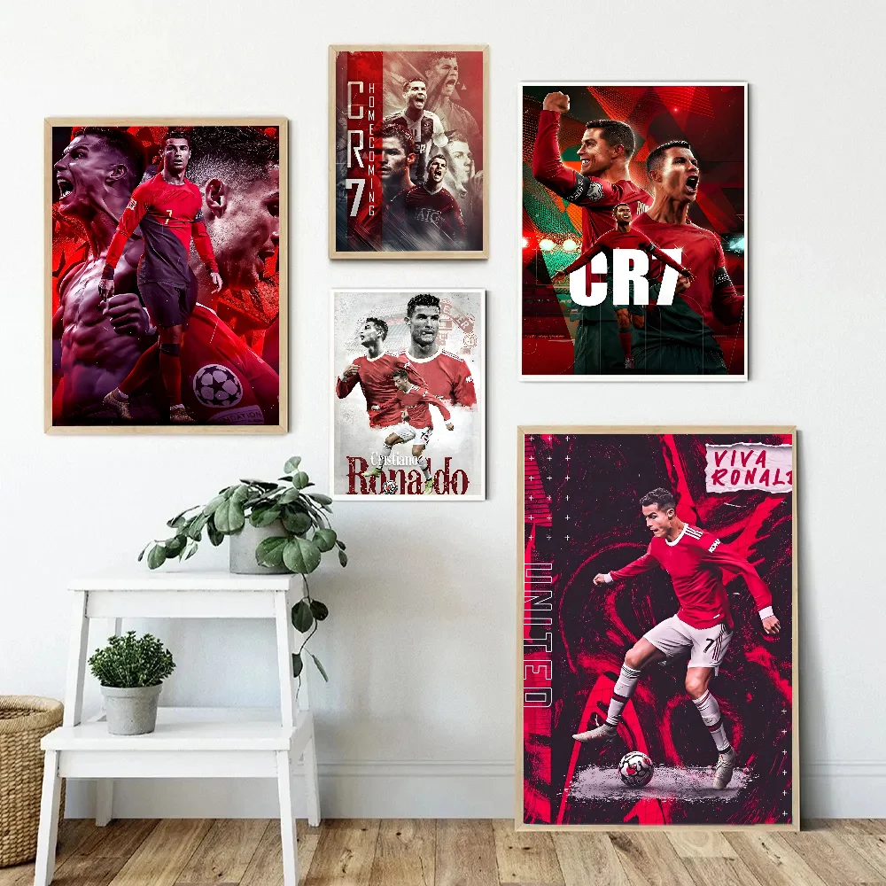 Клейкий постер с-Криштиану р-Роналду CR7 сделай сам винтажный Декор для комнаты