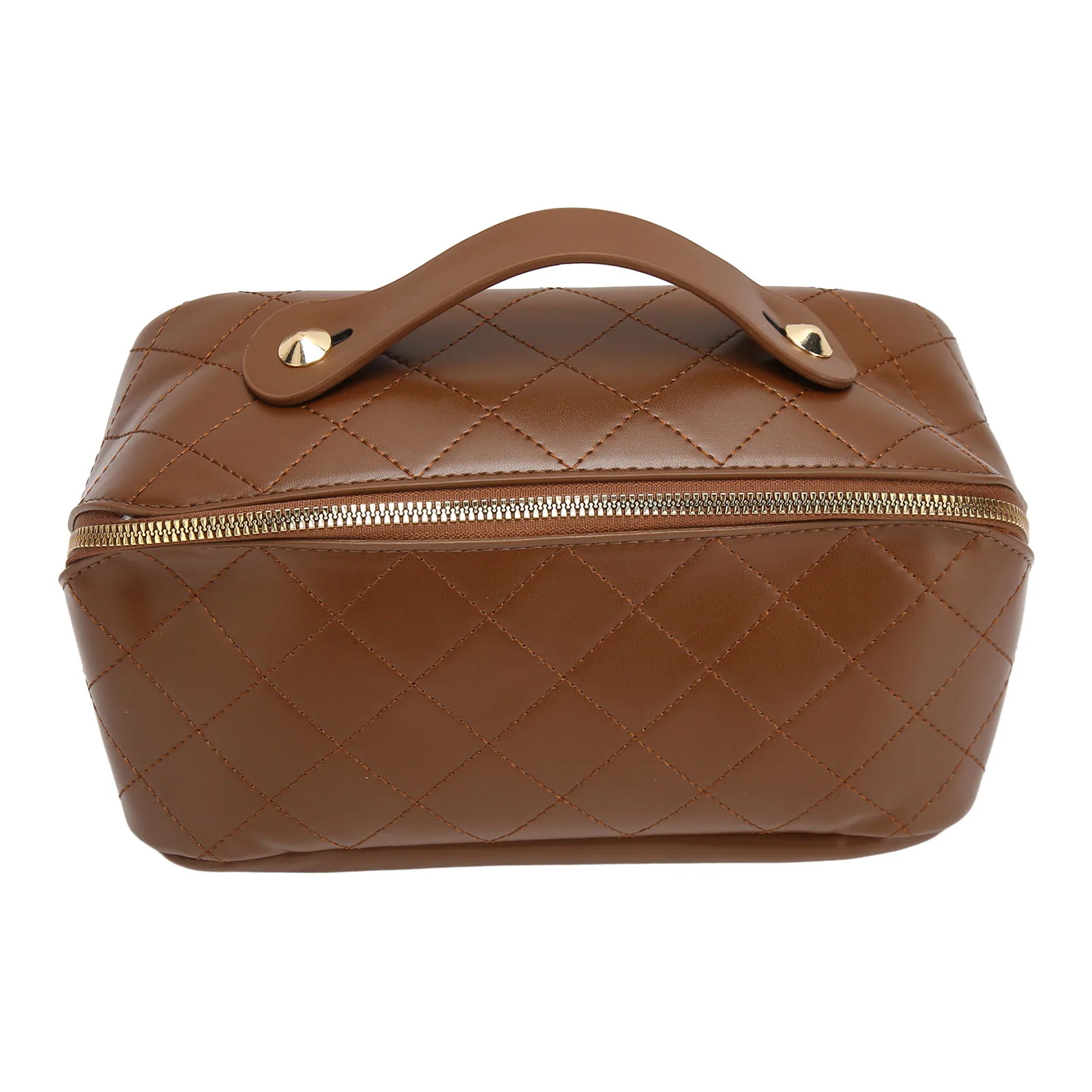 

Дорожная косметичка, большая косметичка, искусственная многофункциональная твердость, предотвращает деформацию, изысканная с ручкой для мобильного телефона