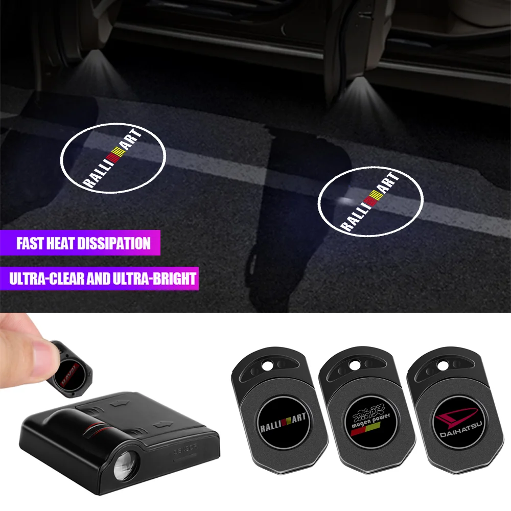 

Car Door Lights HD Welcome Lamp Wireless Laser Projector Accessories For Mitsubishi Lancer EX Outlander ASX Colt Pajero Ralliart