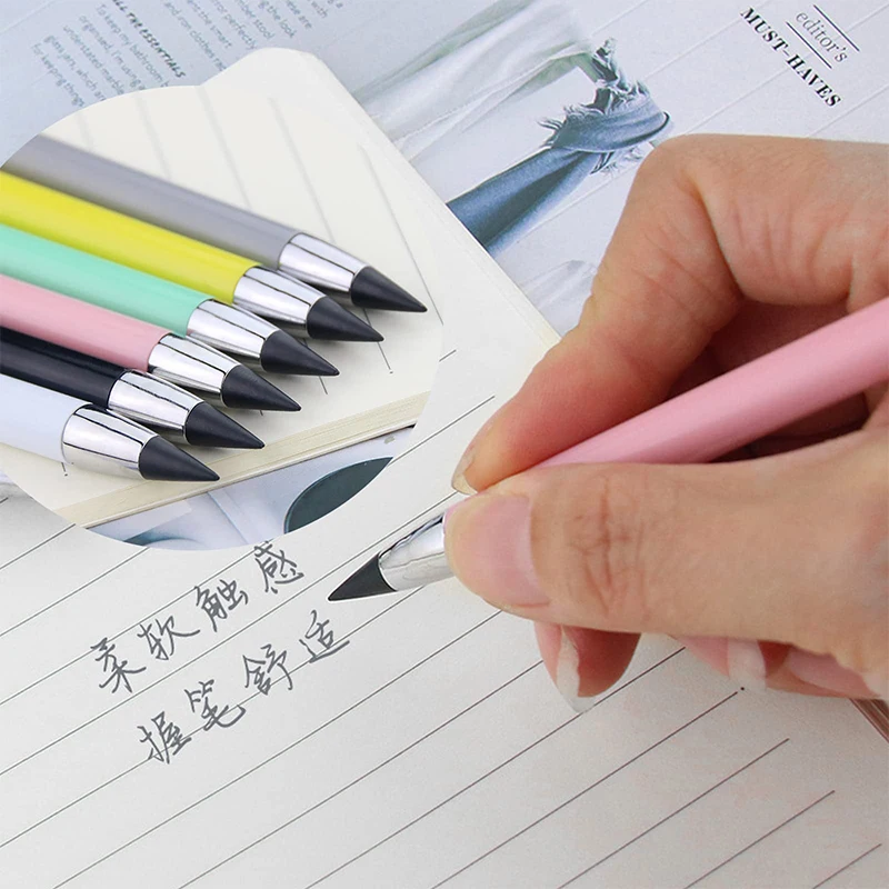 40 шт. карандаш без чернил вечный с ластиком Бесконечность для письма рисования