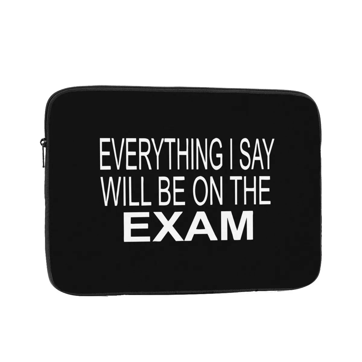 

Will Be On The Exam Laptop Sleeve Case 12" 13" 15" 17" Funny Geek Math Notebook Sleeve Cover Bag Computer Shockproof Case Bag