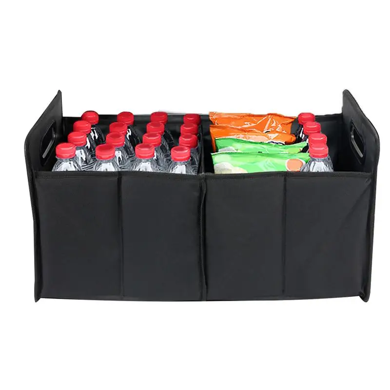 

Trunk Organizer For Car Foldable Automotive Trunk Organizer With Handles Oxford Cloth Foldable Car Interior Storage Organizers
