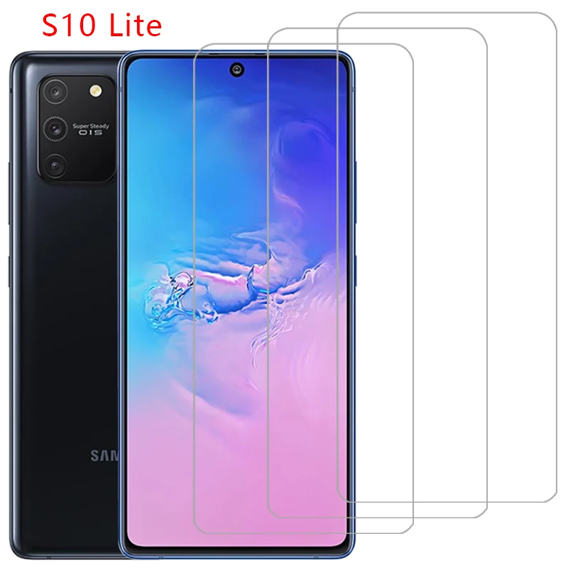 Чехол из закаленного стекла для телефона samsung galaxy s10 lite задняя крышка на s10lite 2020 g770f