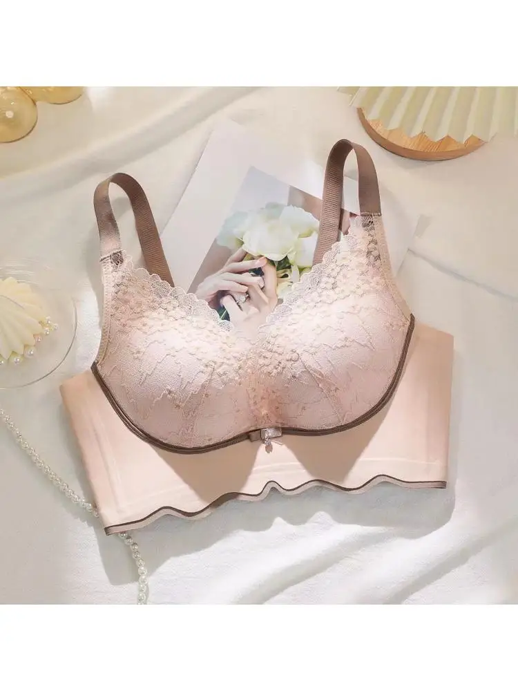 

New Lingerie Women's Without Steel Rings Gathered Together To Prevent Sagging And Correct The Shape Of Sexy Bras Small Breasts