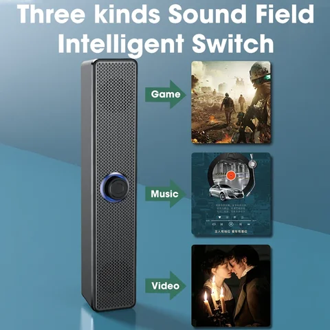 Звуковая Система Домашнего Кинотеатра С Bluetooth-динамиками Проводные И Беспроводные Аудиопанели С Питанием От USB Совместим...